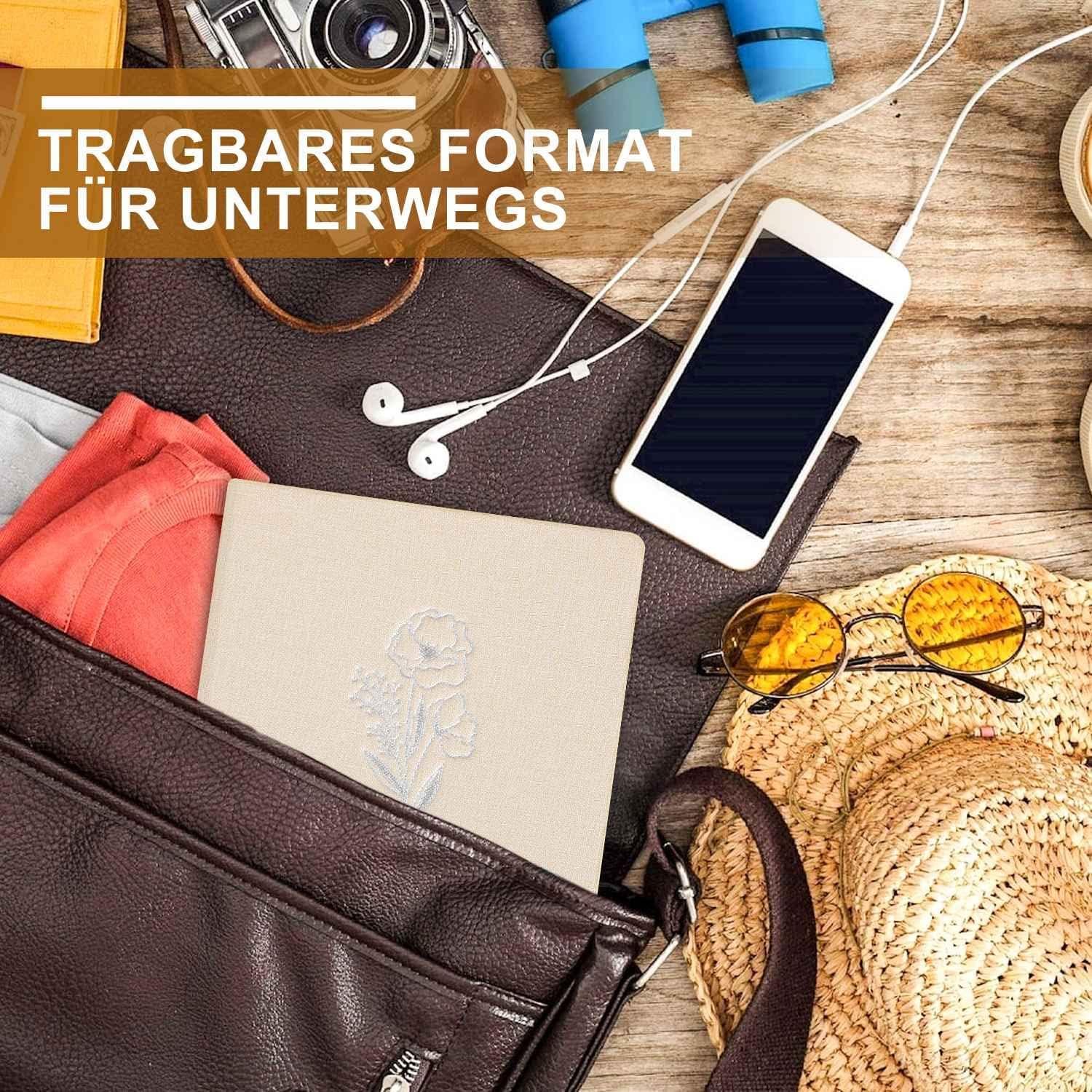 Fotospeicher 10x15 Album 50 Taschen 2 Packungen Mini Leinen Einsteckalbum