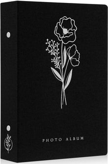 Fotorahmen 300 Taschen 10x15 Leinen Einsteckalbum Schwarz