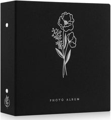Fotobuch 10x15 Schwarz Leinen Einsteckalbum 600 Fotos