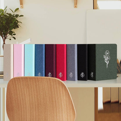 Fotoalbum 10x15cm 50 Taschen Leinen Einsteckalbum Rosa 2er Pack