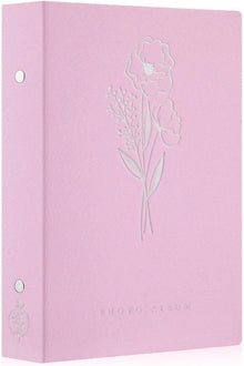 Fotobuch 300 Leinen Einsteckalbum Querformat 10x15 Fotos Rosa