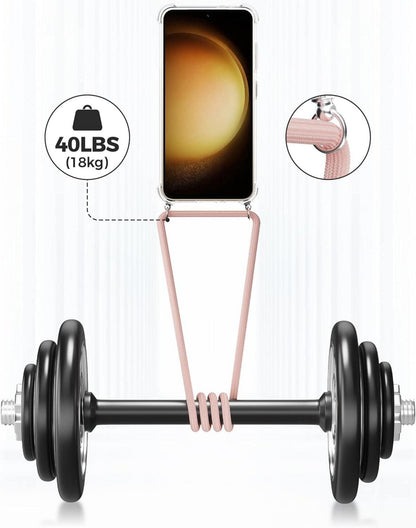 Handykette Handyhülle für Samsung Galaxy S23 5G - Rosa