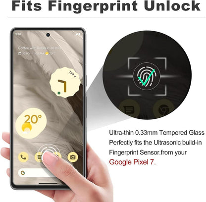 Schutzfolie Panzerglas Google Pixel 7 Displayschutz 3-Stück 5G