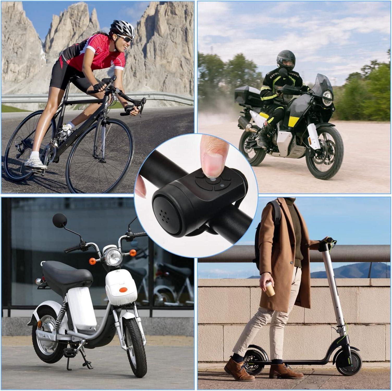 Elektrische Fahrradklingel 120 dB wasserdicht für Scooter MTB BMX
