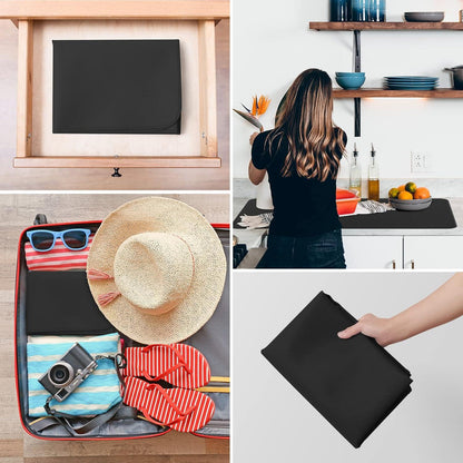 Feuerfeste Herdabdeckung 53×61cm Elektro Ceranfeldschutz Schwarz