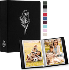 Fotoalbum 10x15 Leinen Einstecken 100 Taschen, 2 Packungen