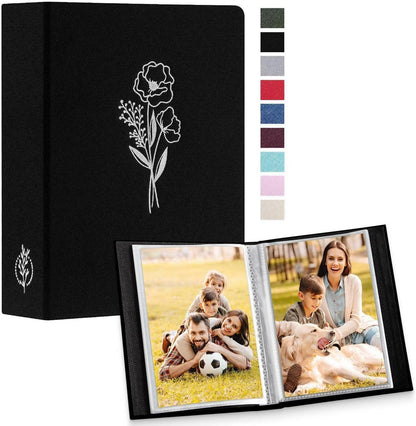 Fotoalbum 10x15 Leinen Einstecken 100 Taschen, 2 Packungen
