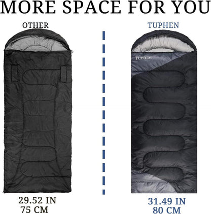 Schlafsack 3-4 Jahreszeiten Camping Schlafsäcke für