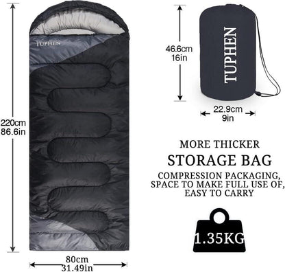 Schlafsack 3-4 Jahreszeiten für Camping Outdooraktivitäten
