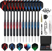 Dartpfeile Set 12 Stück Profi Steeldarts Aluminiumschaft Flights