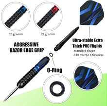 Professionelle Steel Dartpfeile Set 20g und 22g mit Etui