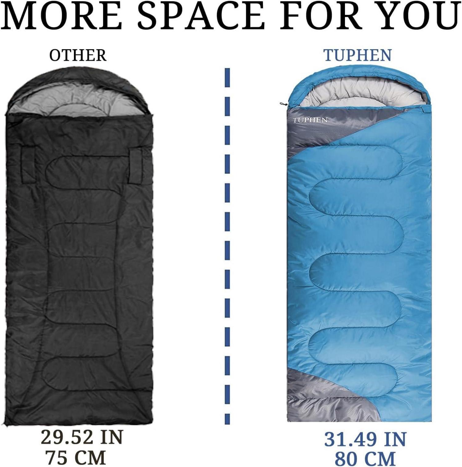 Schlafsack 3-4 Jahreszeiten Camping Erwachsene Kinder