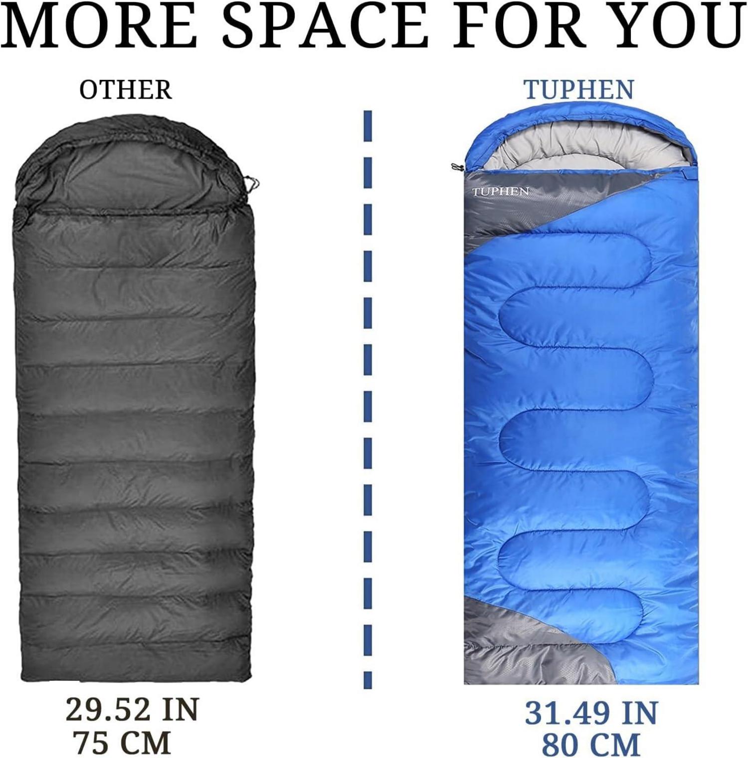 Schlafsack 3-4 Jahreszeiten Camping Schlafsäcke Erwachsene