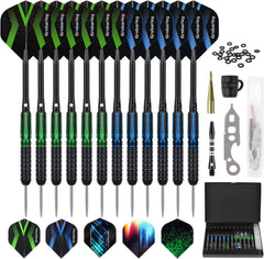 Dartpfeile Set Profi Steeldarts Aluminium Schaft Flights Orings 20g