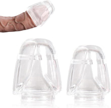 Penishülle Eichelring Vorhaut Cockring Silikon 2 Stück Transparent