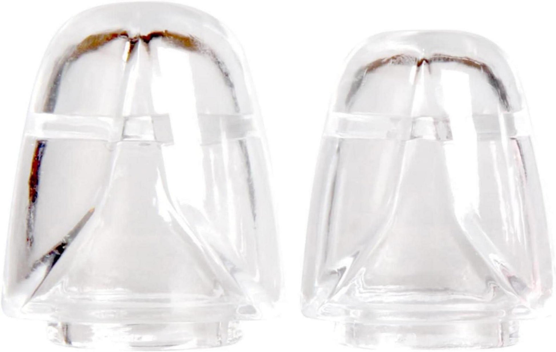 Penishülle Eichelring Cockring 2 Stück Silikon Männer Sex Spielzeug Transparent
