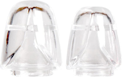 Penishülle Eichelring Cockring 2 Stück Silikon Männer Sex Spielzeug Transparent
