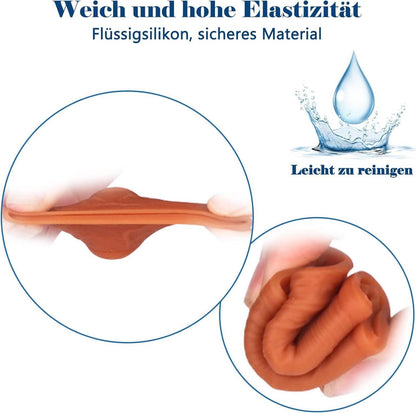 Dehnbarer Silikon Penisring Set, Cockringe zur Rückhaltung