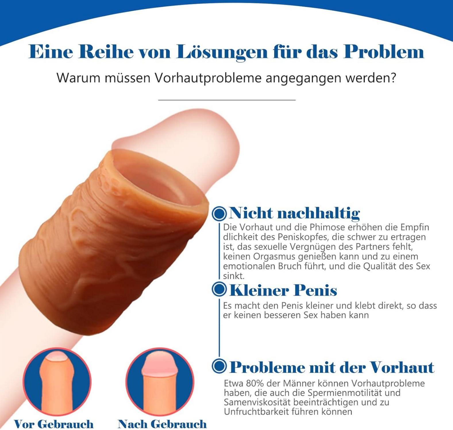 Dehnbare Silikon Penisringe Set für Männer - 3 Stücke Cockringe