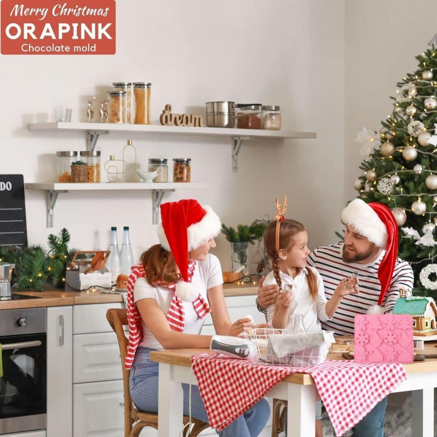 Silikon Weihnachts Schokoladenformen Set 3D Schokolade Süßigkeiten
