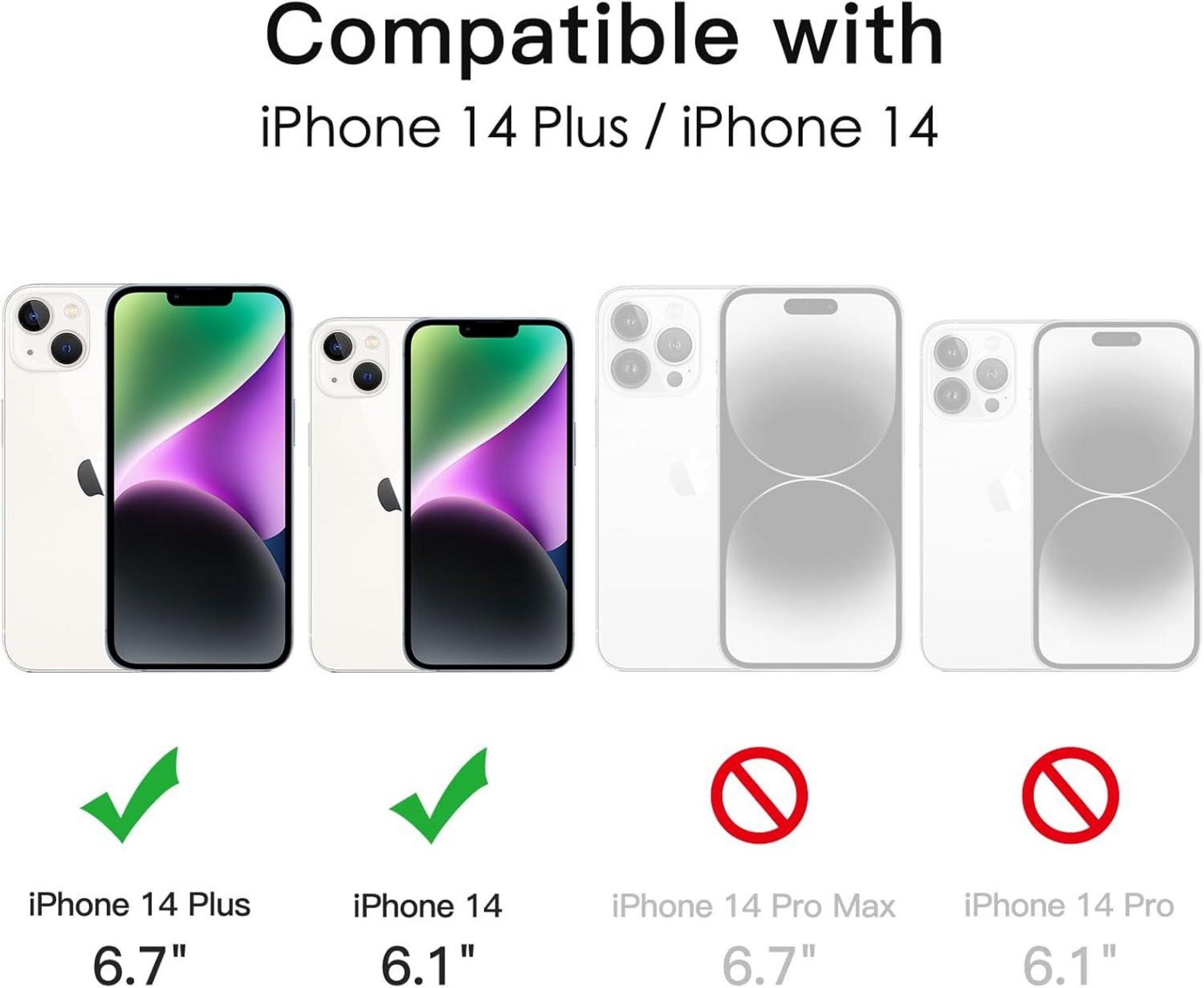 Kameraschutz für iPhone 14 6,1 Zoll und 14 Plus 6,7 Zoll 9H