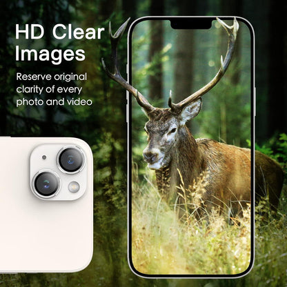 Kameraschutz für iPhone 14 - 9H Panzer Glas HD Set