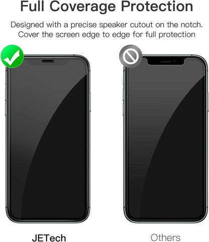 JETech Full Screen Schutzfolie iPhone 11 Pro Max XS Max 6,5