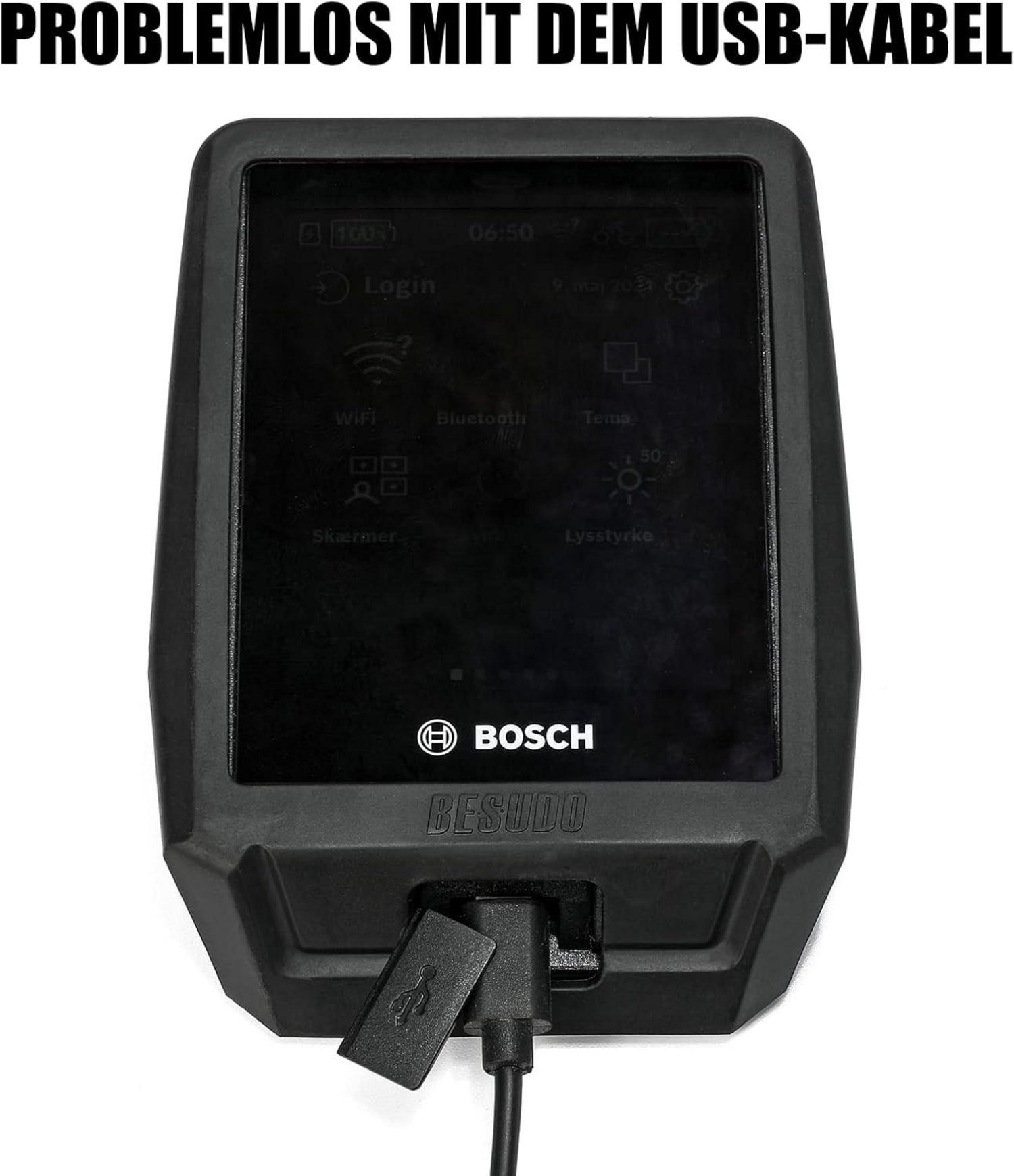 Besudo Schutzhülle für Bosch Nyon Display 2020-2022 - Kratzschutz & Stoßschutz - Fahrradcomputer Cover
