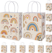 Boho Geschenktüten mit Griffen für Party Hochzeit (12