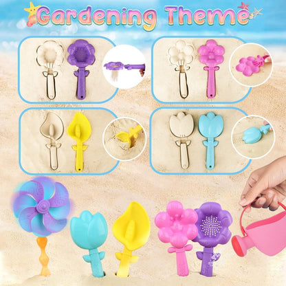 Sandkasten Spielzeug 46 Stück Eis Set Schaufeln Eimer Kinder