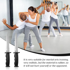 Suilung 2er Set Gummi Trainingsmesser Kampfsport Training