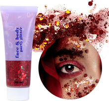 Body Glitter Gel Sequins Shimmer Liquid Eyeshadow Chunky Glitter