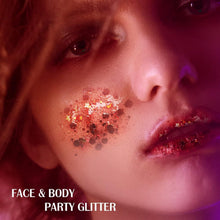 Prreal Body Glitter Gel 50ml - Holographic Festival Makeup