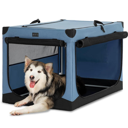 Faltbare Hundebox mit Stoffbezug – Sicher & Komfortabel für Reisen