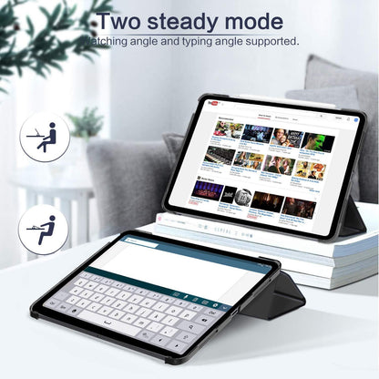 Schwarze Hülle für iPad Air 11 Zoll 2024/5/4 mit Schutzfolie