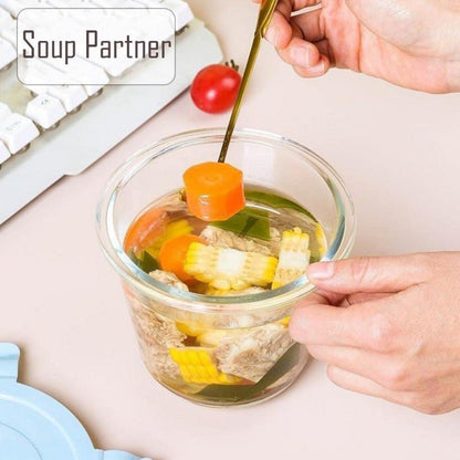 710ml Glas Meal Prep Behälter mit luftdichten Lids - 4er Set