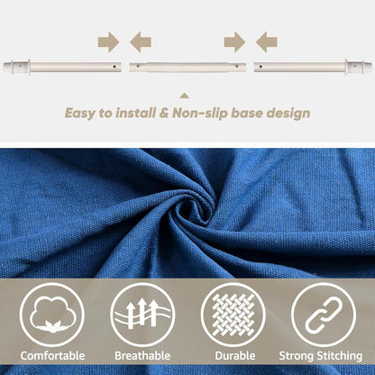 Chihee Hängesessel Stahl Spreizstange Tragbarer Hängestuhl Macrame Bohemian Innen Außen
