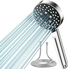 Wassersparender Duschkopf mit Schlauch 2M, 5