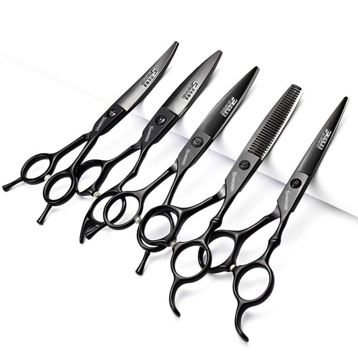 440C Edelstahl Friseurschere Set – 6 Zoll (5 Stück)