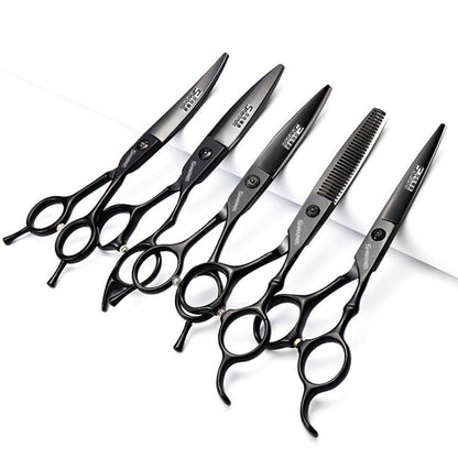 440C Edelstahl Friseurschere Set – 6 Zoll (5 Stück)