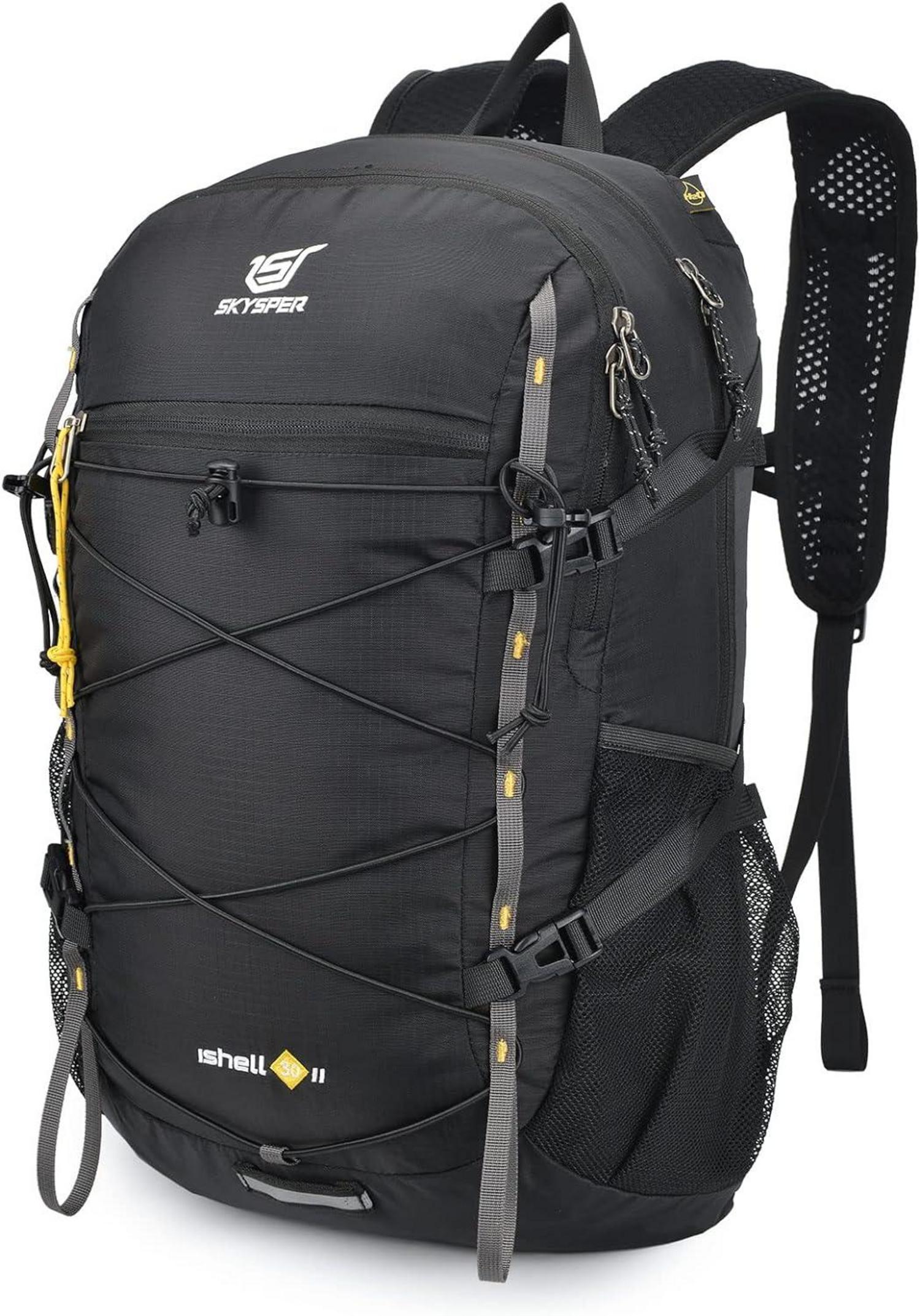 Faltbarer Rucksack 30L wasserfest ultraleicht Wanderrucksack