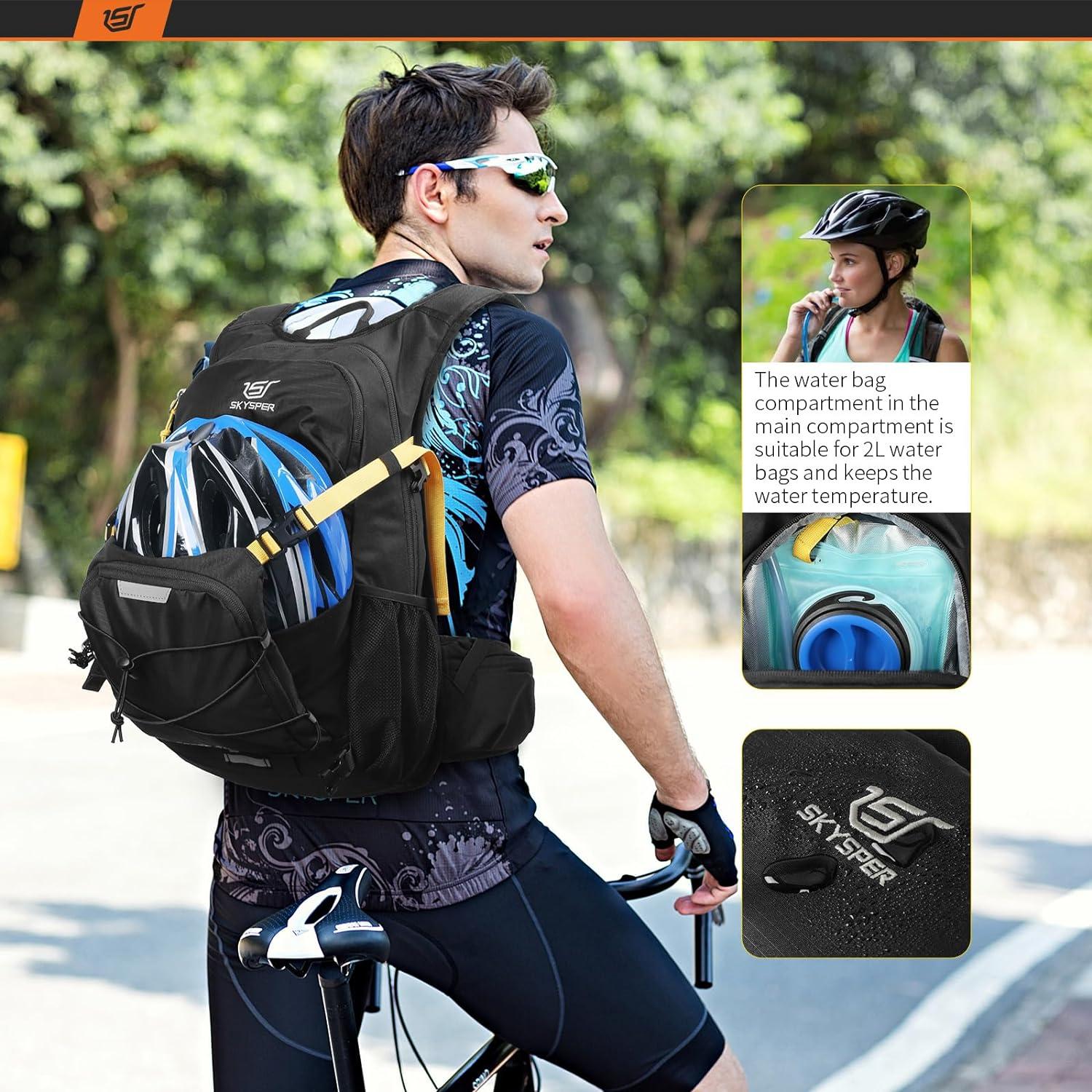 Wanderrucksack 20L Fahrradrucksack Skirucksack Rucksack für Herren