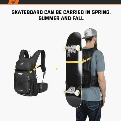 SKYSPER 20L Wanderrucksack Fahrrad Skirucksack Herren Trinkrucksack