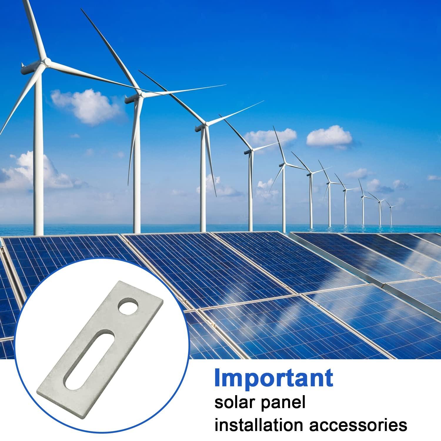 12 Stück Stockschrauben Adapterplatte M10 Edelstahl Solarbefestigung