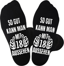 Geburtstagsgeschenk Gamecontroller Socken Anti-Rutsch 43-46 Schwarz
