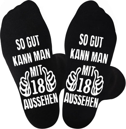 Geburtstagsgeschenk Gamecontroller Socken Anti-Rutsch 43-46 Schwarz