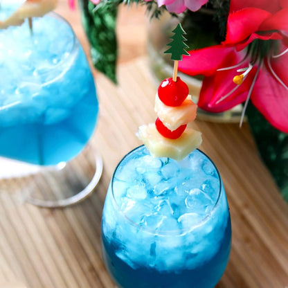 Weihnachtsbaum Cocktailspieße – 100 Holzspieße für Party & Snacks