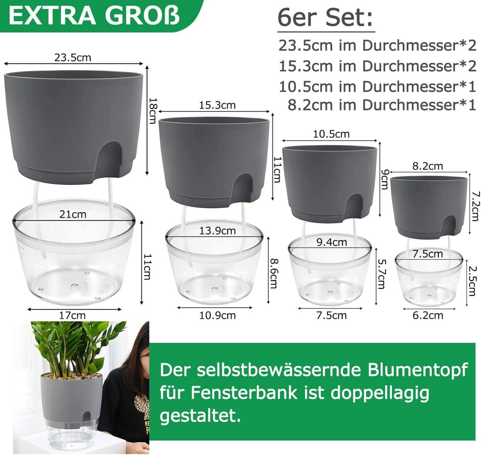 Selbstbewässernder Kräutertopf