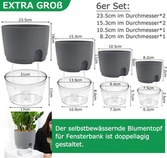 Selbstbewässernder Kräutertopf