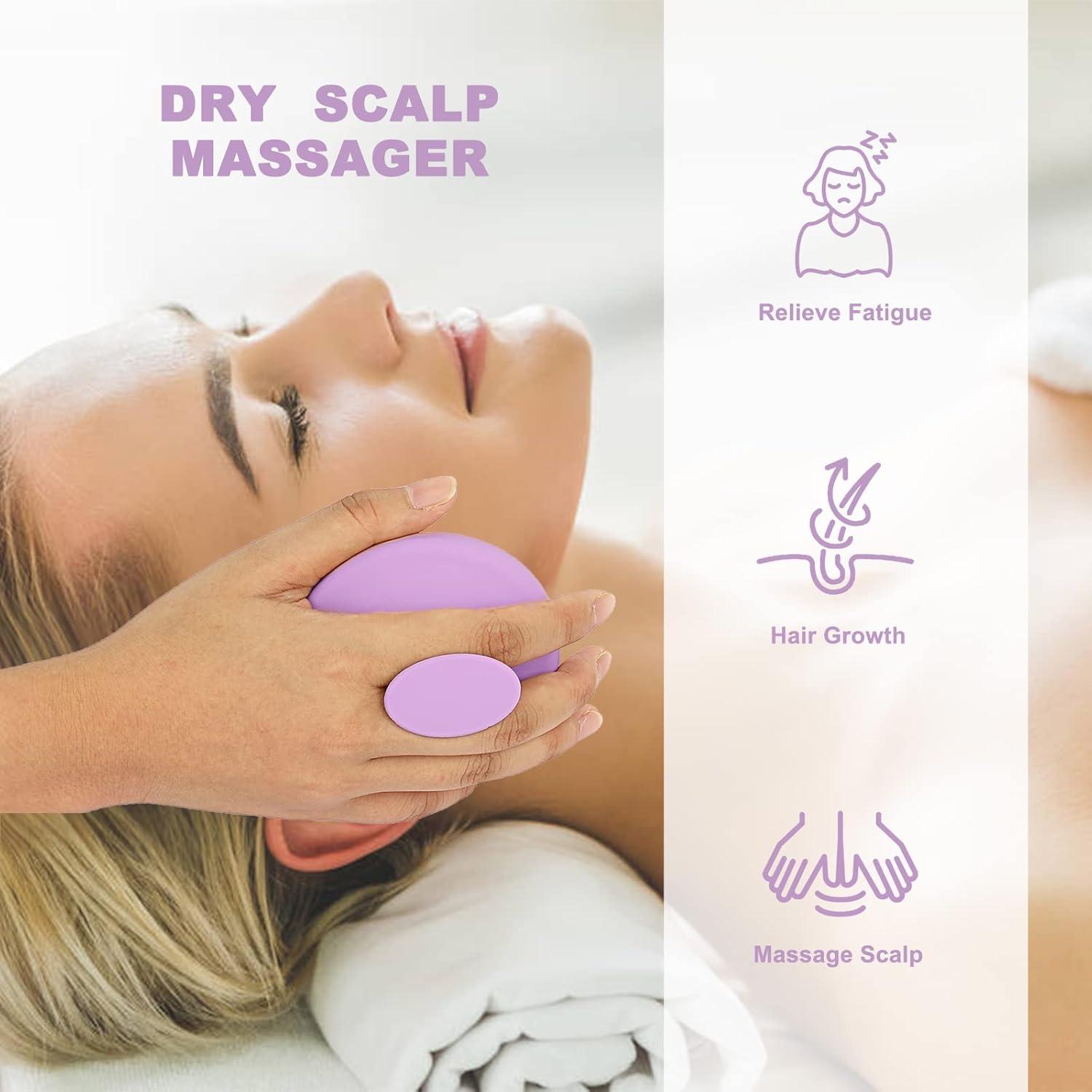Silikon Kopfhaut Massagebürste Shampoo Bürste für Haarwachstum